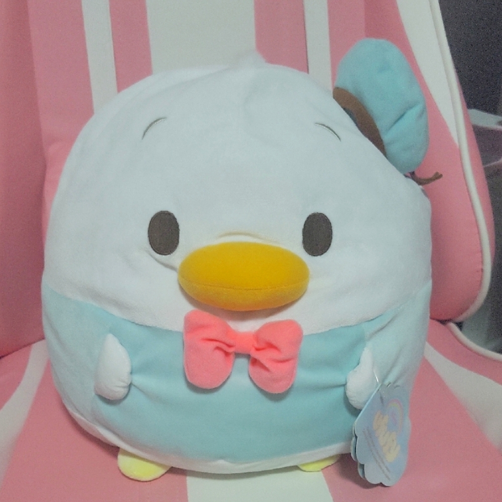 2/$20 Disney Donald Duck Ufufy Cute Plush Toy with Bow